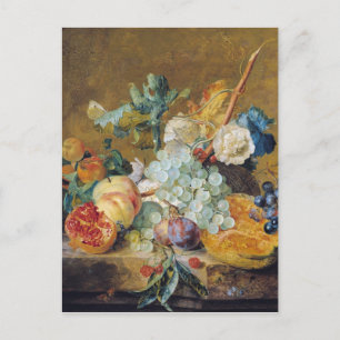 Blommor och frukter vykort