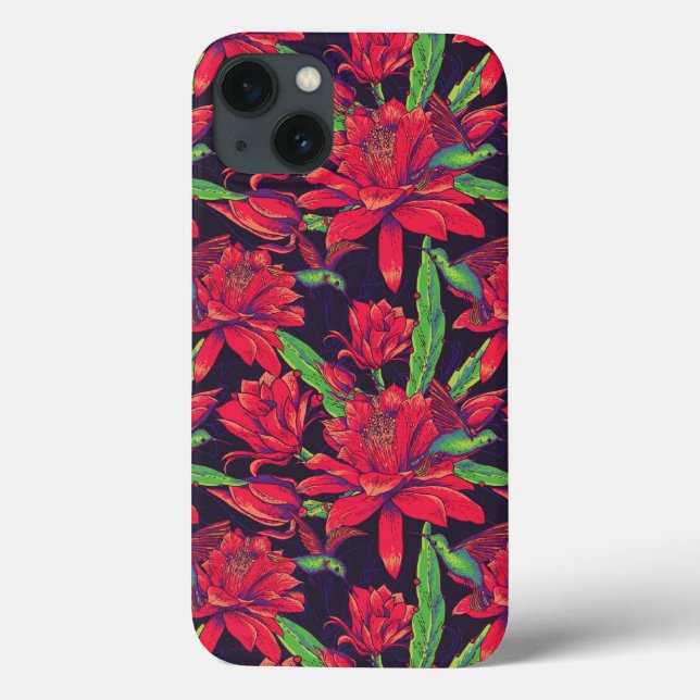 Blommor och Hummingbirds (Baksida)