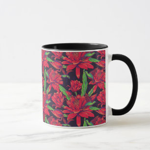 Blommor och Hummingbirds Mugg