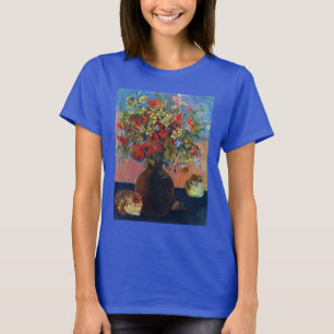 Blommor och Katter av Paul Gauguin T-shirt