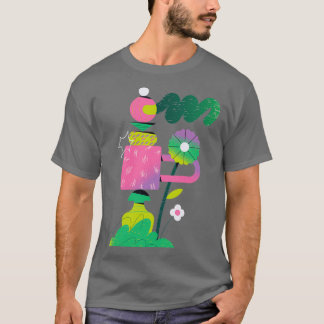 Blommor och keramik t shirt