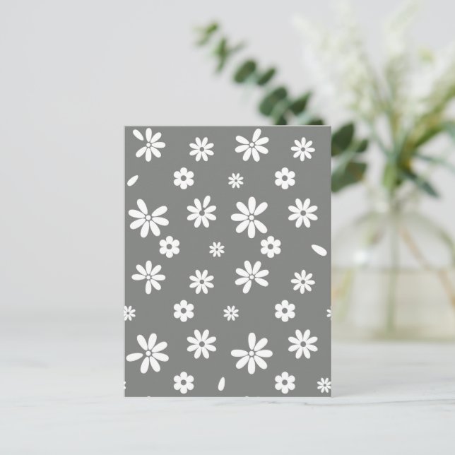 Blommor och kronblad 2 vykort (Stående Fram)