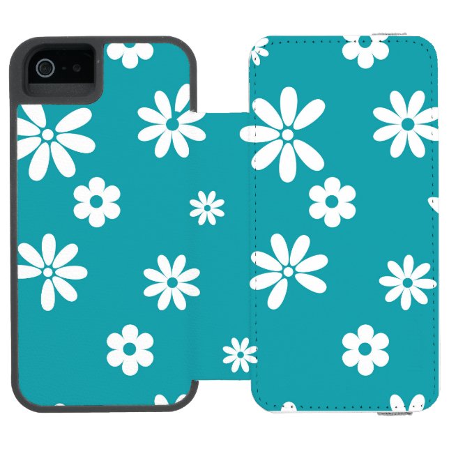 Blommor och kronblad 5 incipio iPhone wallet skal (Folio Öppen)