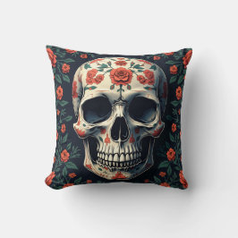 Blommor och kuddar för skallbild