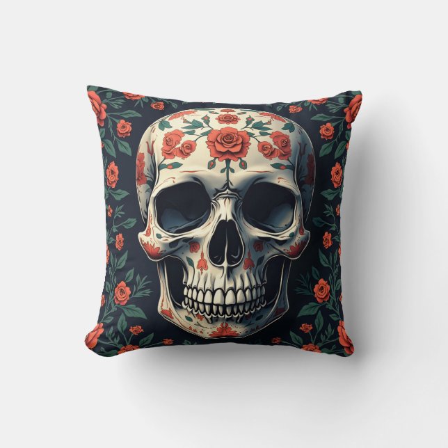 Blommor och kuddar för skallbild (Framsida)