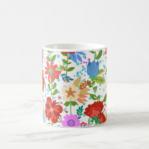 Blommor och Löv Kaffemugg