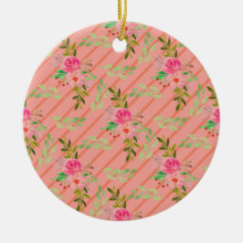 Blommor och Löv, keramiska, prydnadsföremål Julgransprydnad Keramik