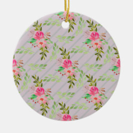 Blommor och Löv, keramiska, prydnadsföremål Julgransprydnad Keramik