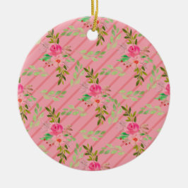 Blommor och Löv, keramiska, prydnadsföremål Julgransprydnad Keramik