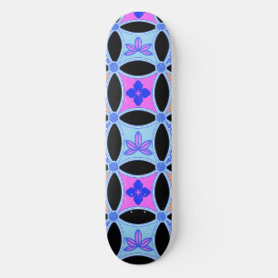 Blommor och Mönster Mini Skateboard Bräda 18,5 Cm