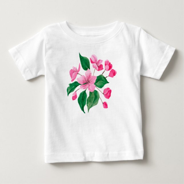 blommor och natur t shirt (Framsida)