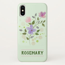 Blommor och Personlig Namn Rosemary