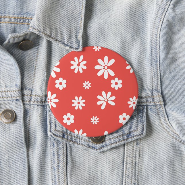 Blommor och Petals 1 Knapp (In Situ)