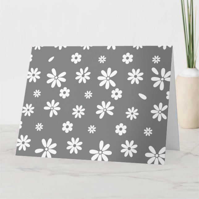 Blommor och Petals 2 Tack Kort (Framsida)