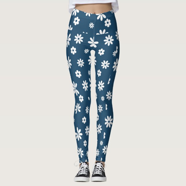 Blommor och Petals 4 Leggings (Framsida)
