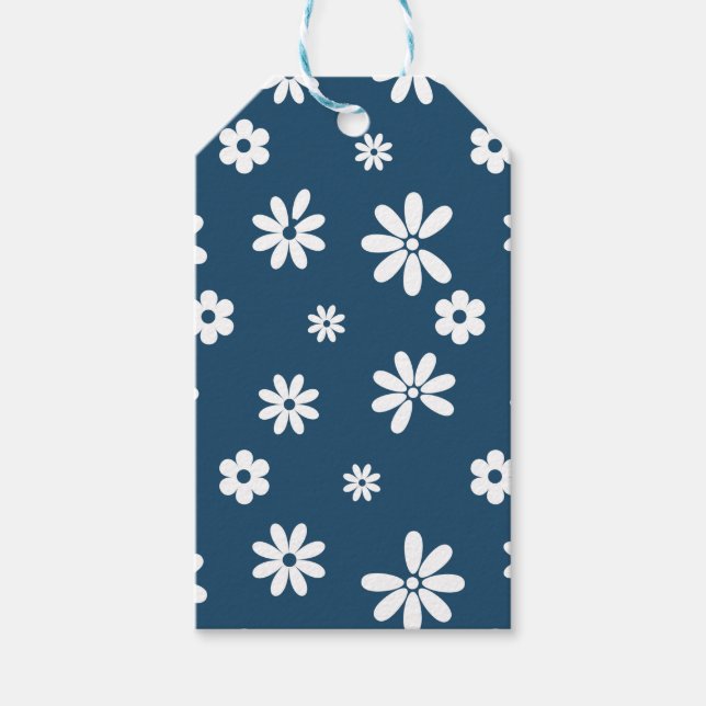 Blommor och Petals 4 Presentetikett (Framsidan)