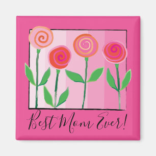 Blommor och Pinks och Kärlek Magnet