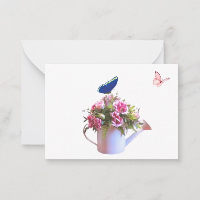 Blommor och smörgåskort anteckningskort (Framsida)