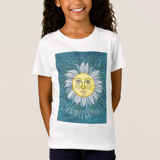Blommor och Sol - Natur T Shirt (Framsida)