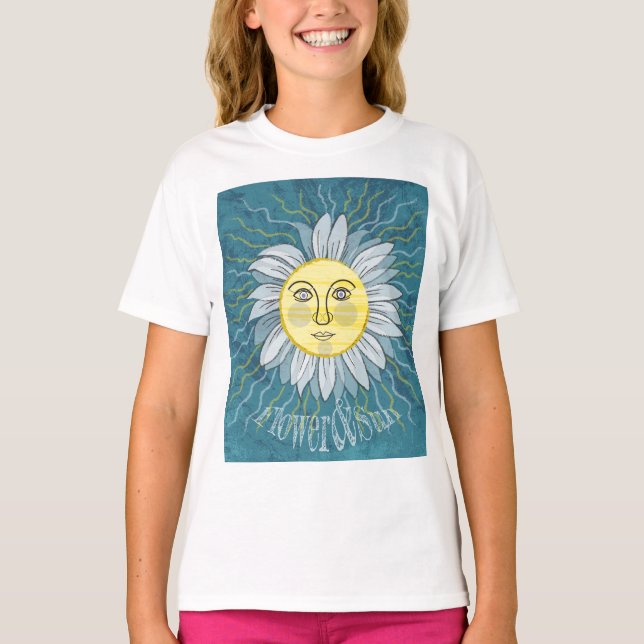 Blommor och Sol - Natur T Shirt (Framsida)