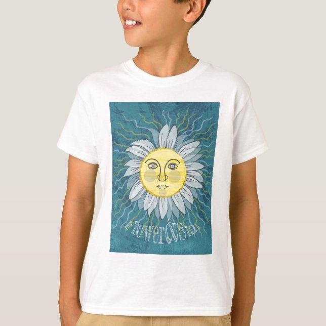 Blommor och Sol - Natur T Shirt (Framsida)