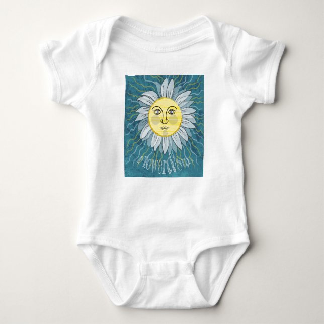 Blommor och Sol - Natur T Shirt (Framsida)