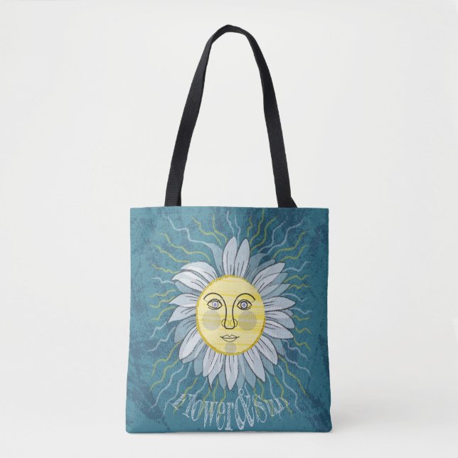 Blommor och Sol - Natur Tygkasse (Framsida)