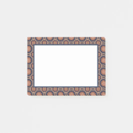 Blommor och stjärnformer dekorativ design post-it block