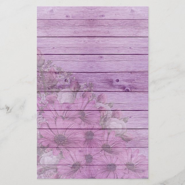 Blommor och Trä Brevpapper (Framsida)