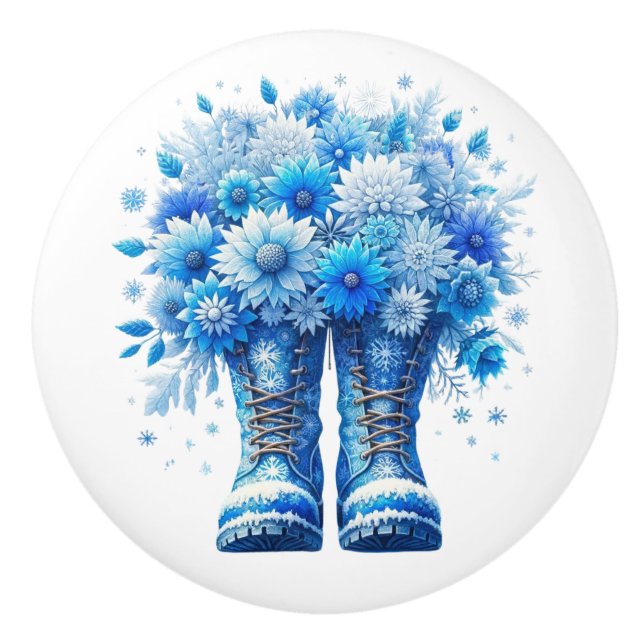 Blommor och trädgårdsmästare knopp (Framsidan)