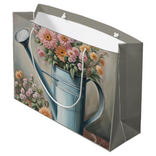 Blommor och vattenkanna