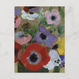 Blommor Odilon Redon Large grönt vas CC0061 Vykort