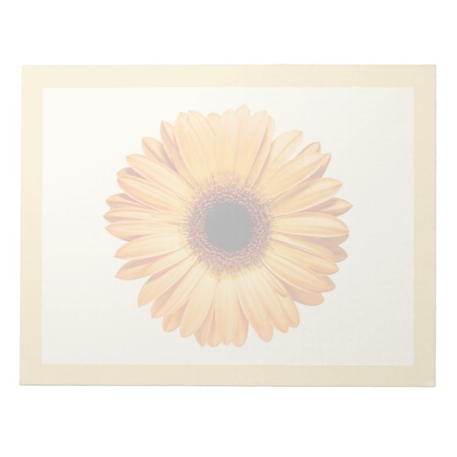 Blommor | Orange Gerbera Anteckningsblock (Framsida)