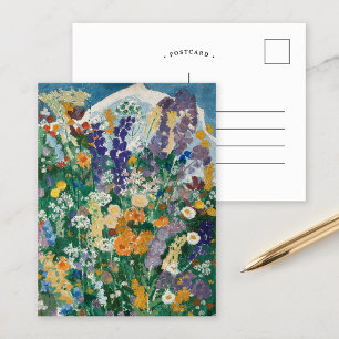 Blommor på berget August Babberger Vykort