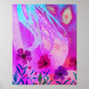 Blommor på bröstet poster