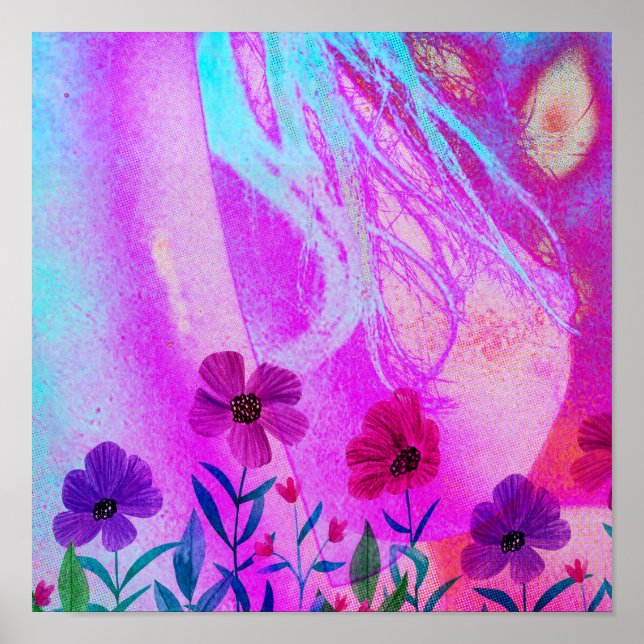 Blommor på bröstet poster (Framsidan)