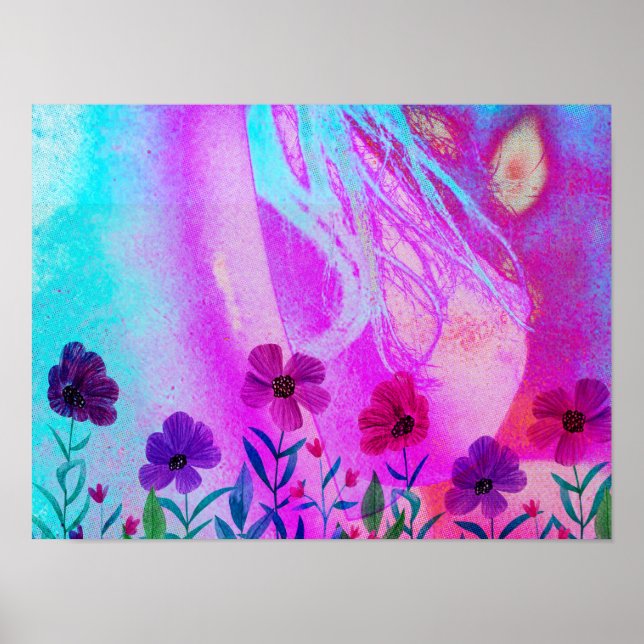 Blommor på bröstet poster (Framsidan)