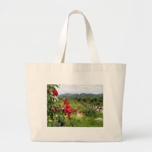 Blommor på Castello di Amorosa Jumbo Tygkasse