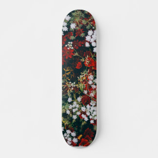 Blommor på däck mini skateboard bräda 18,5 cm