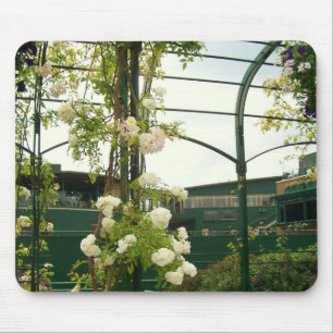 Blommor på den Wimbledon musen vadderar Musmatta