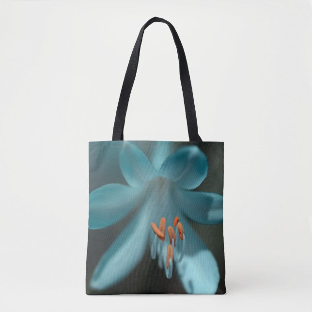 "Blommor på Dusk" Skriv ut Tote Bag Tygkasse (Framsida)