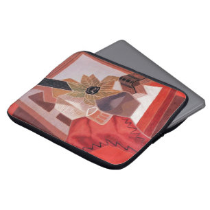 Blommor på ett bord av Juan Gris, Vintage kubism Laptop Sleeve