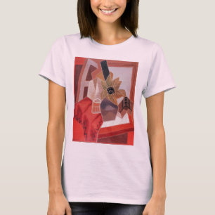 Blommor på ett bord av Juan Gris, Vintage kubism Tee