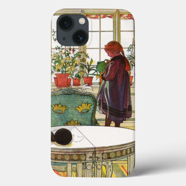 Blommor på fönsterbrädan av Carl Larsson  (Baksida)