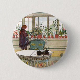 Blommor på fönsterbrädan av Carl Larsson Knapp