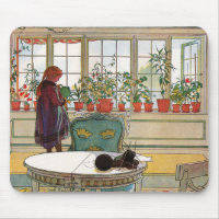 Blommor på fönsterbrädan av Carl Larsson