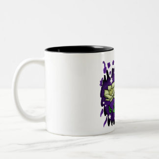 Blommor på natten Två-Tonad mugg