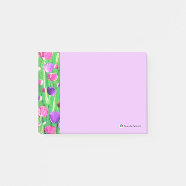 Blommor på parad post-it block (Framsida)