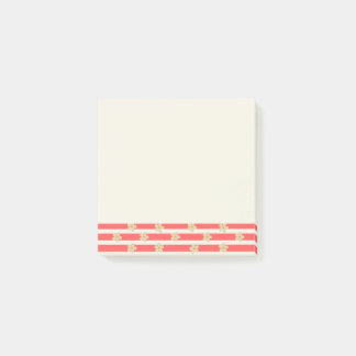 Blommor på ränder Post-It®-lappar Post-it Block