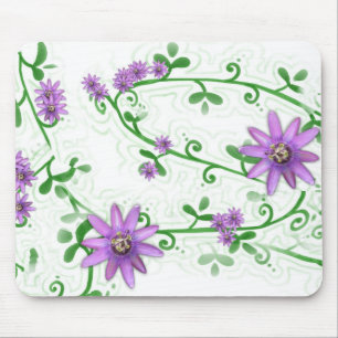 Blommor på Vines Mousepad Musmatta